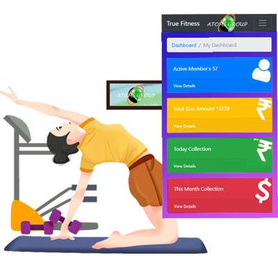Gym fitness yoga software bhopal MP